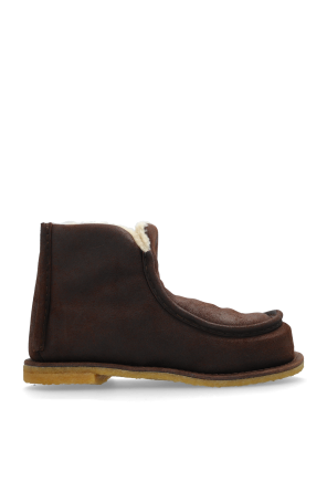 【関税込み】Evx Beads Ankle Boots - Moon Boot - Leather - Bl Moon Boot Snow boots MB EVX MULE SUEDE BEADS | Women's Shoes
